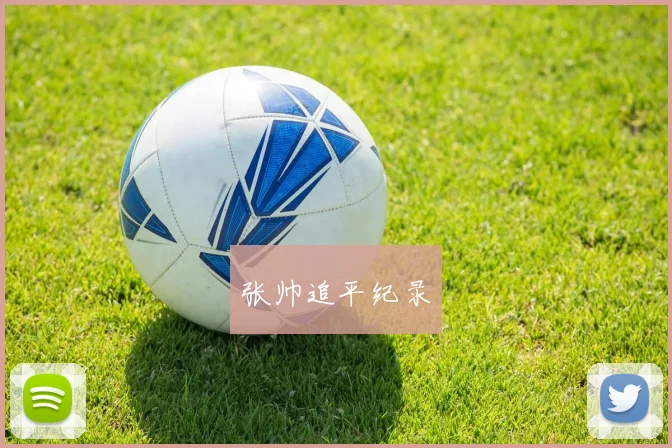 张帅追平纪录